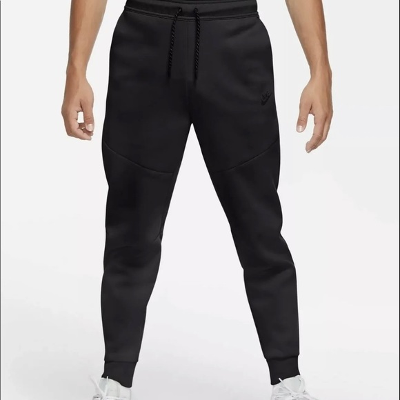 Nike Sportswear Tech Fleece Jogger Pants CU4495-010 Black Mens - Picture 1 of 4